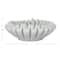 Hello Honey® 7" White Round Marble Pleated Dish